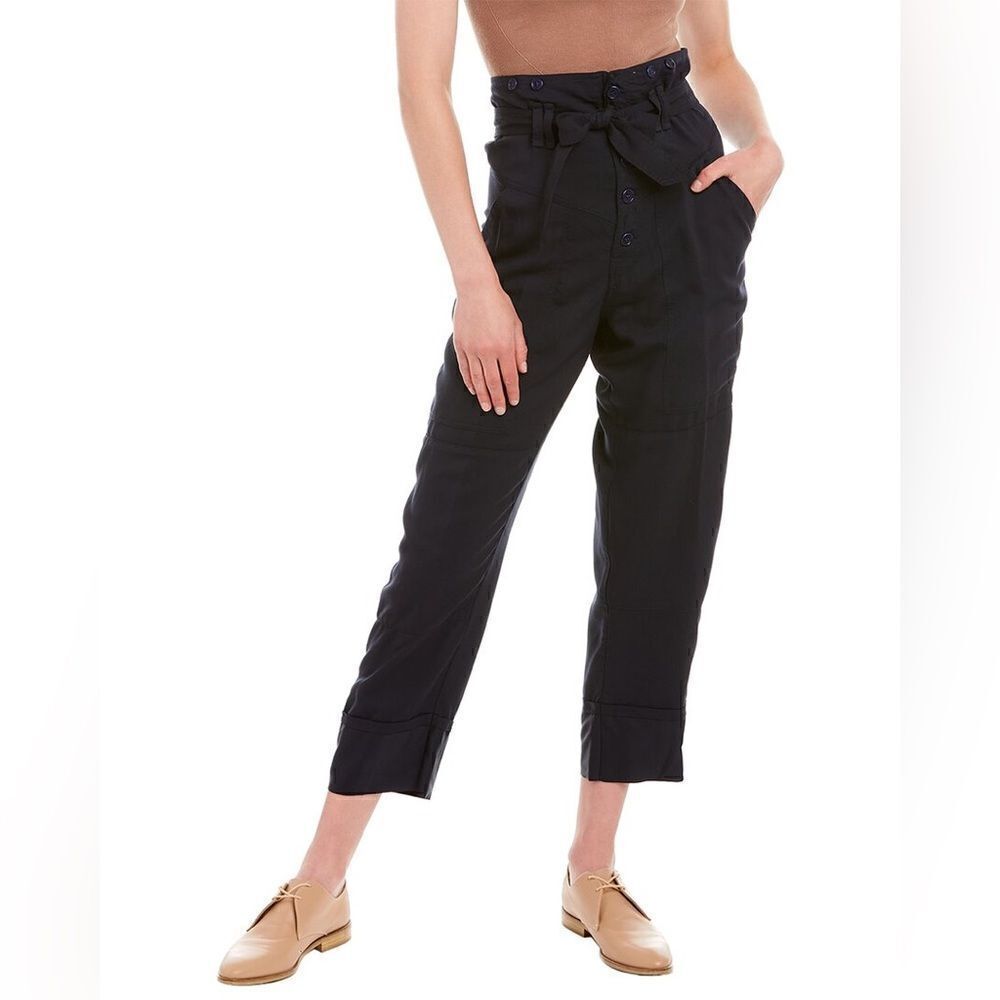 ISABEL MARANT Etoile NWT Sineba Trouser Pants in Faded Night Size 36